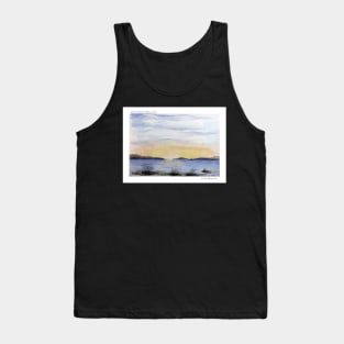 Island Sunset – Watercolour Tank Top